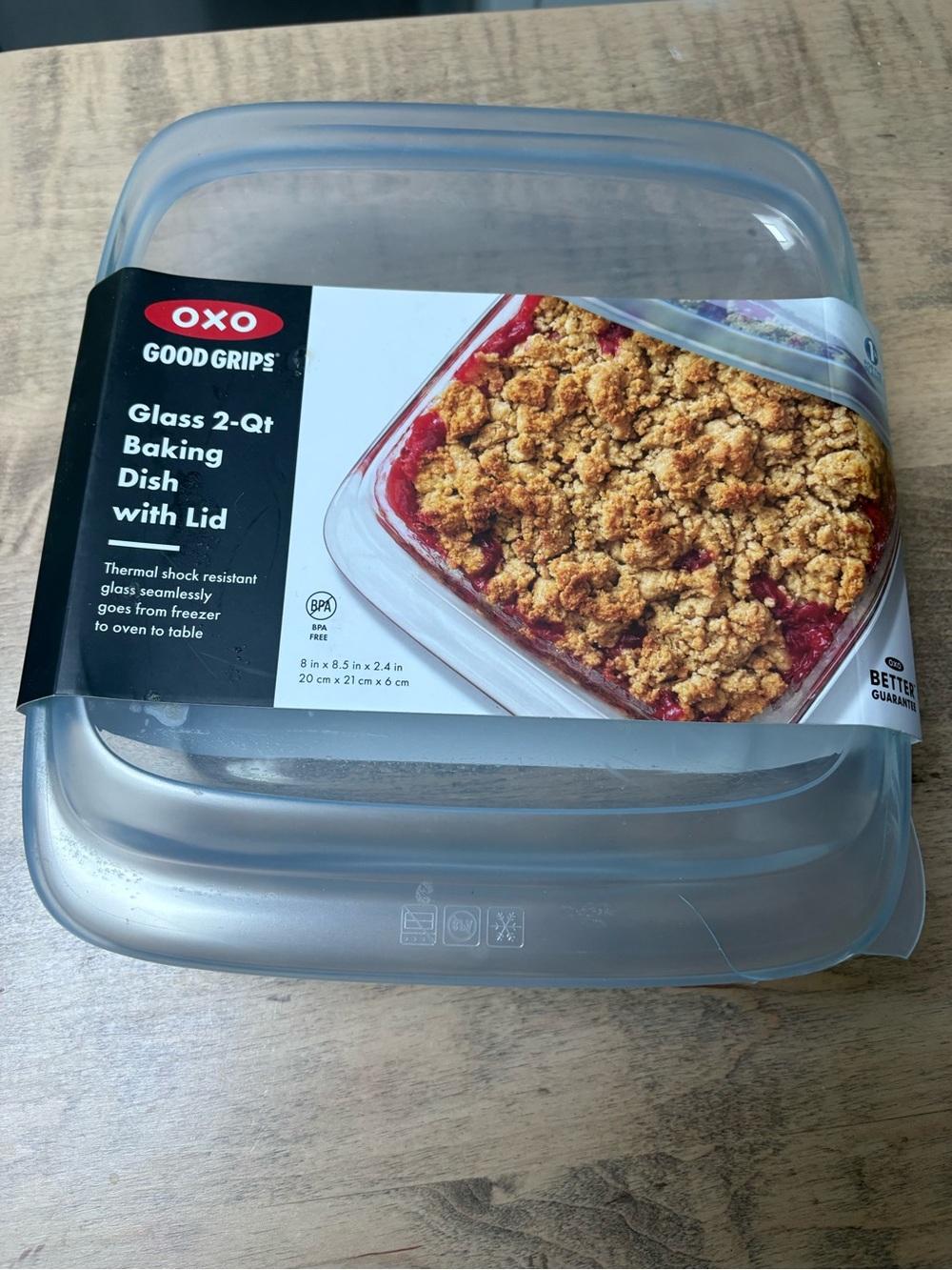 OXO Good Grips Glass Baking Dish with Frosted Lid - Clear